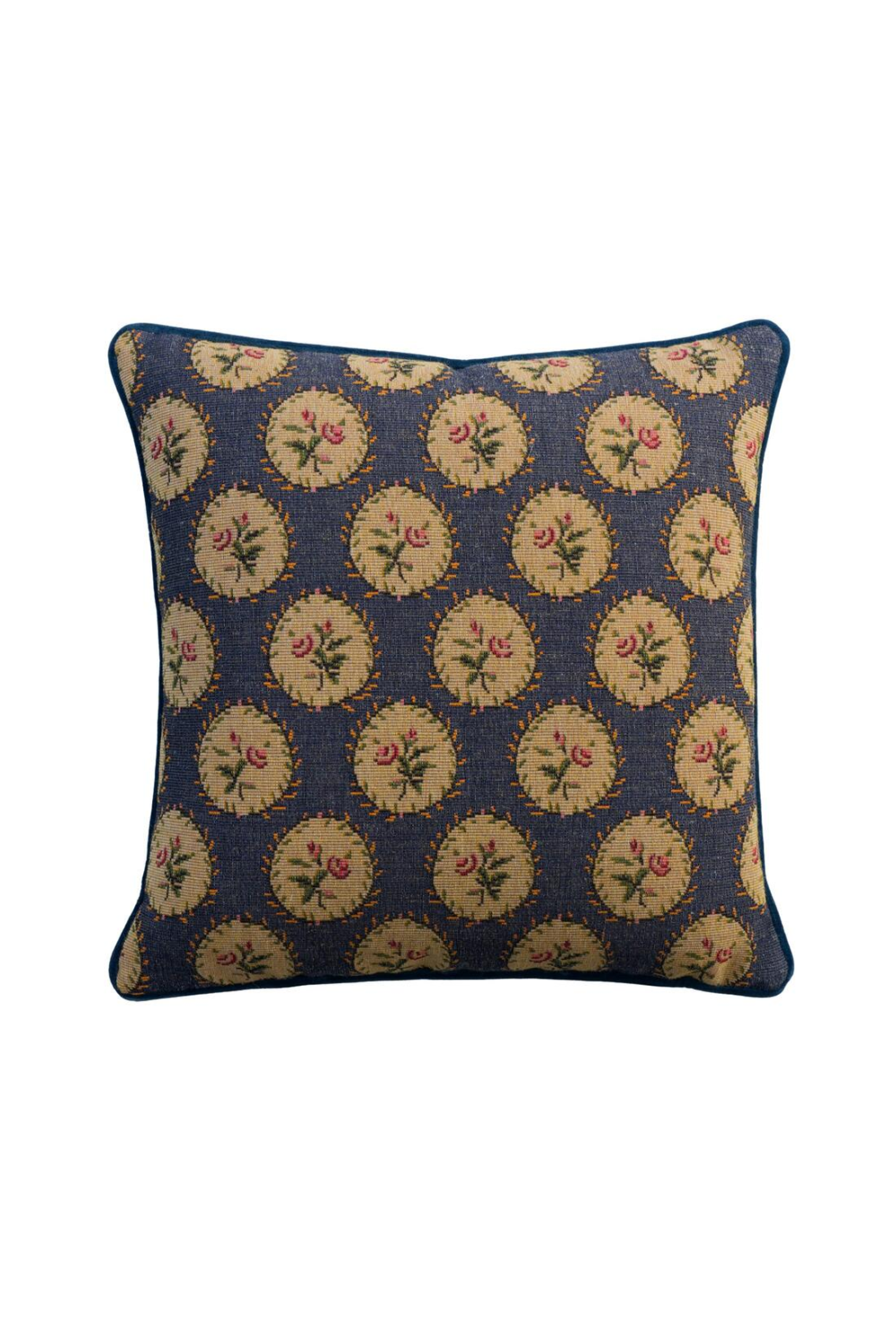 Floral Medallion Woven Cushion | Oroa.com