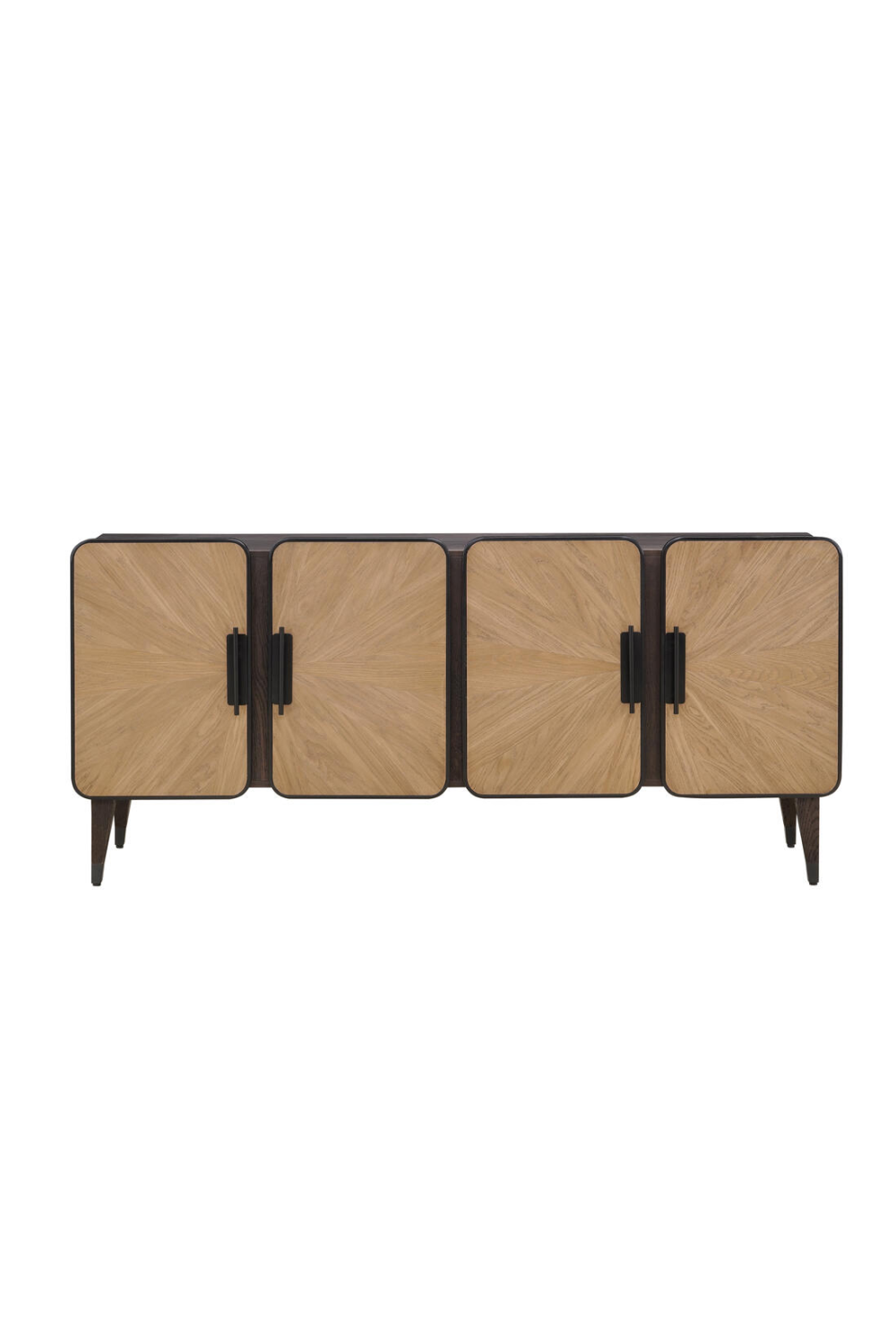 Oak Modern 4-Door Sideboard | Andrew Martin Renzo | Oroa.com