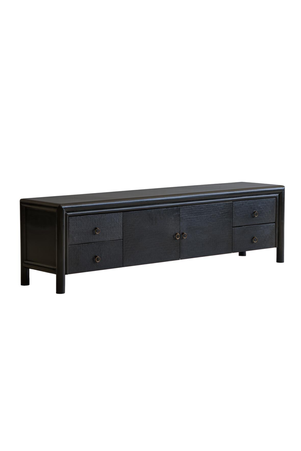 Black Lacquer Media Unit | Andrew Martin Concordia | Oroa.com