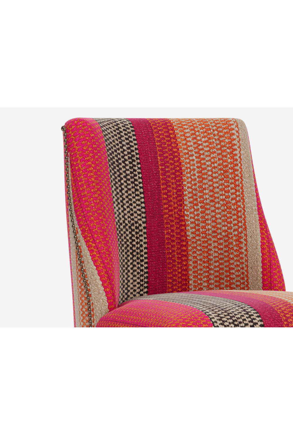Patterned Fabric Upholstered Dining Chair | Andrew Martin Americana | OROA.com