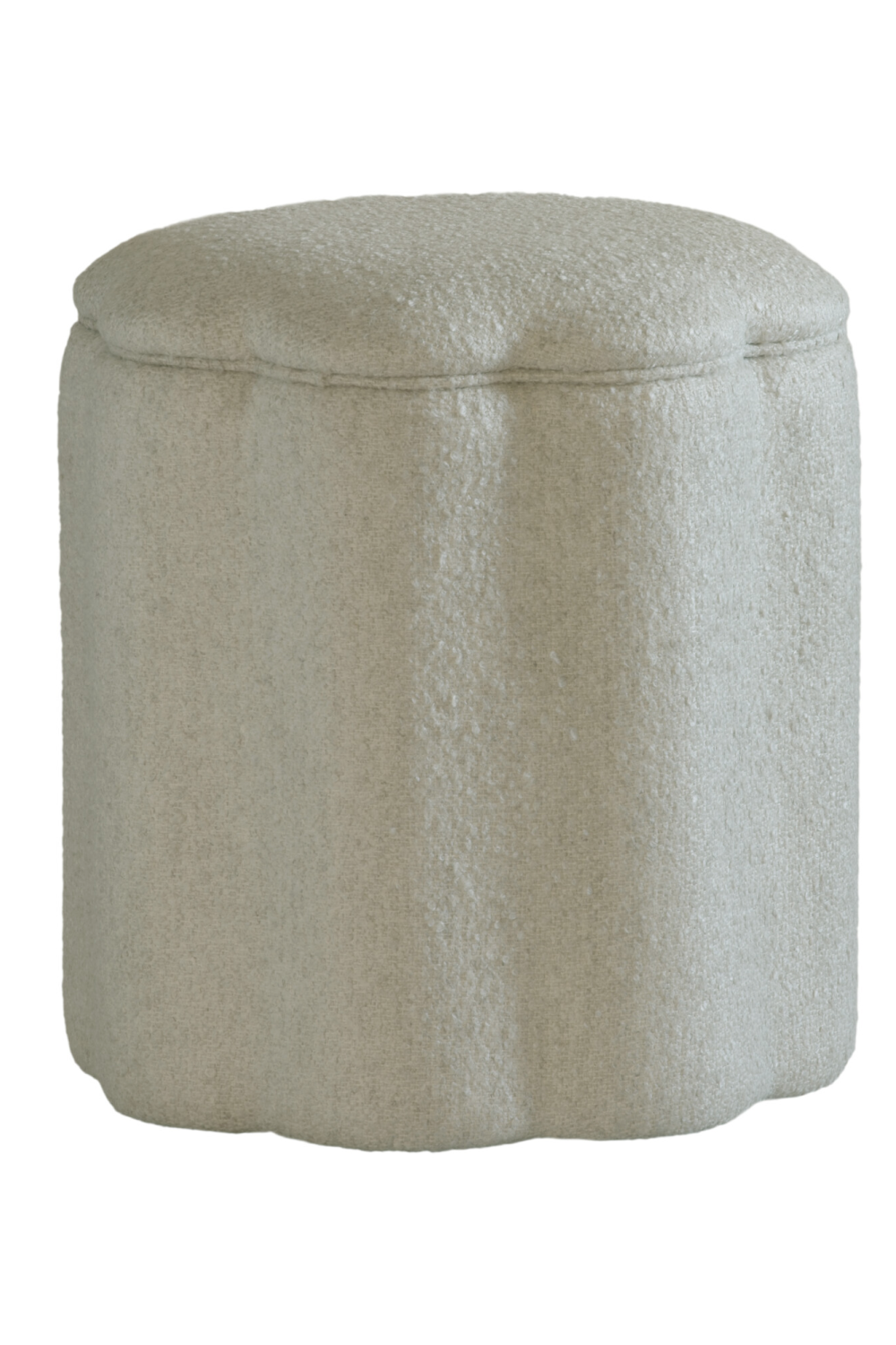 Fabric Upholstered Ottoman | Andrew Martin Daisy | Oroa.com