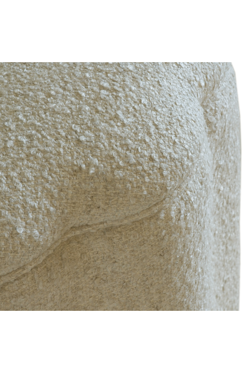 Fabric Upholstered Ottoman | Andrew Martin Daisy | Oroa.com