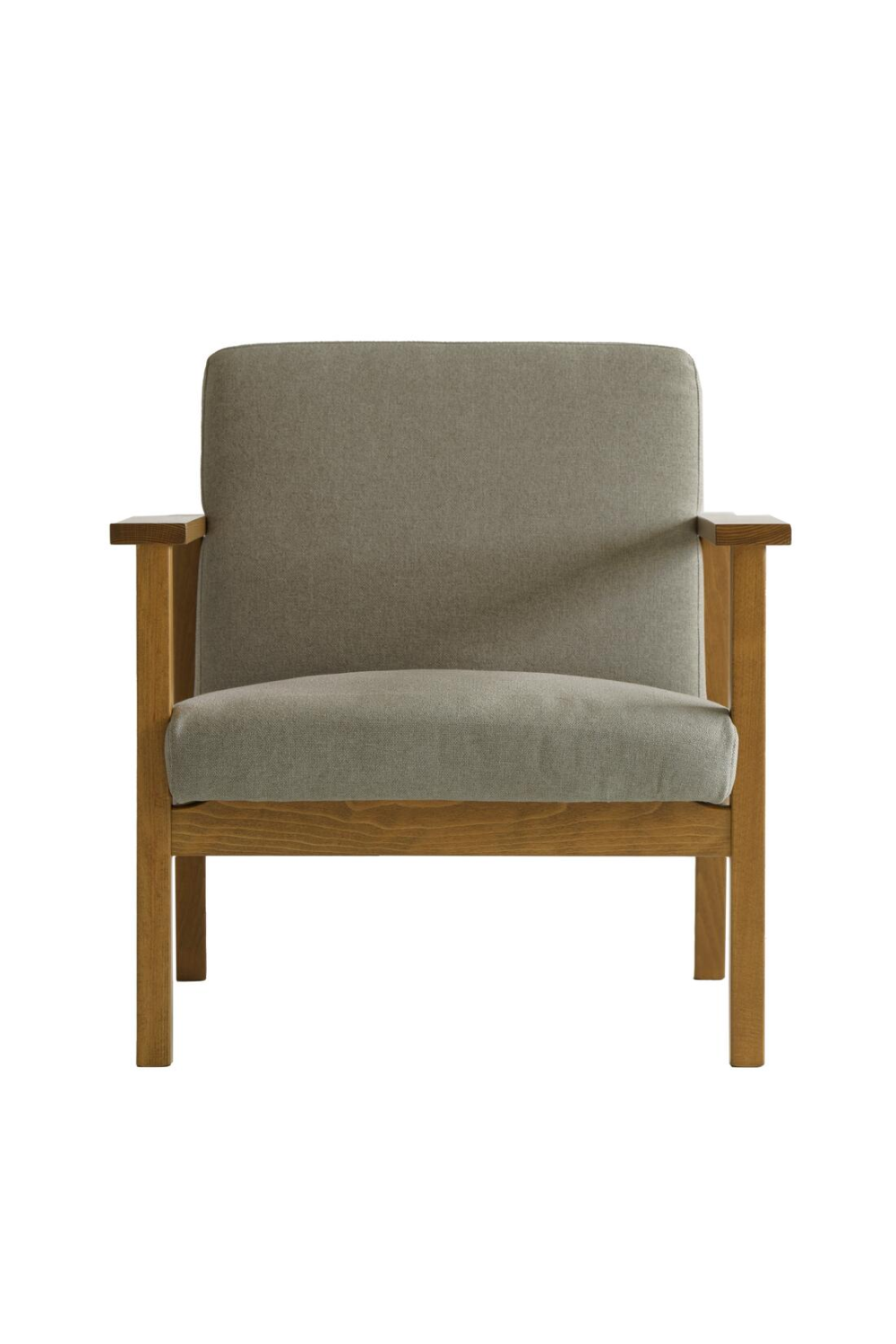 Gray Linen Lounge Armchair | Andrew Martin Cecil | Oroa.com