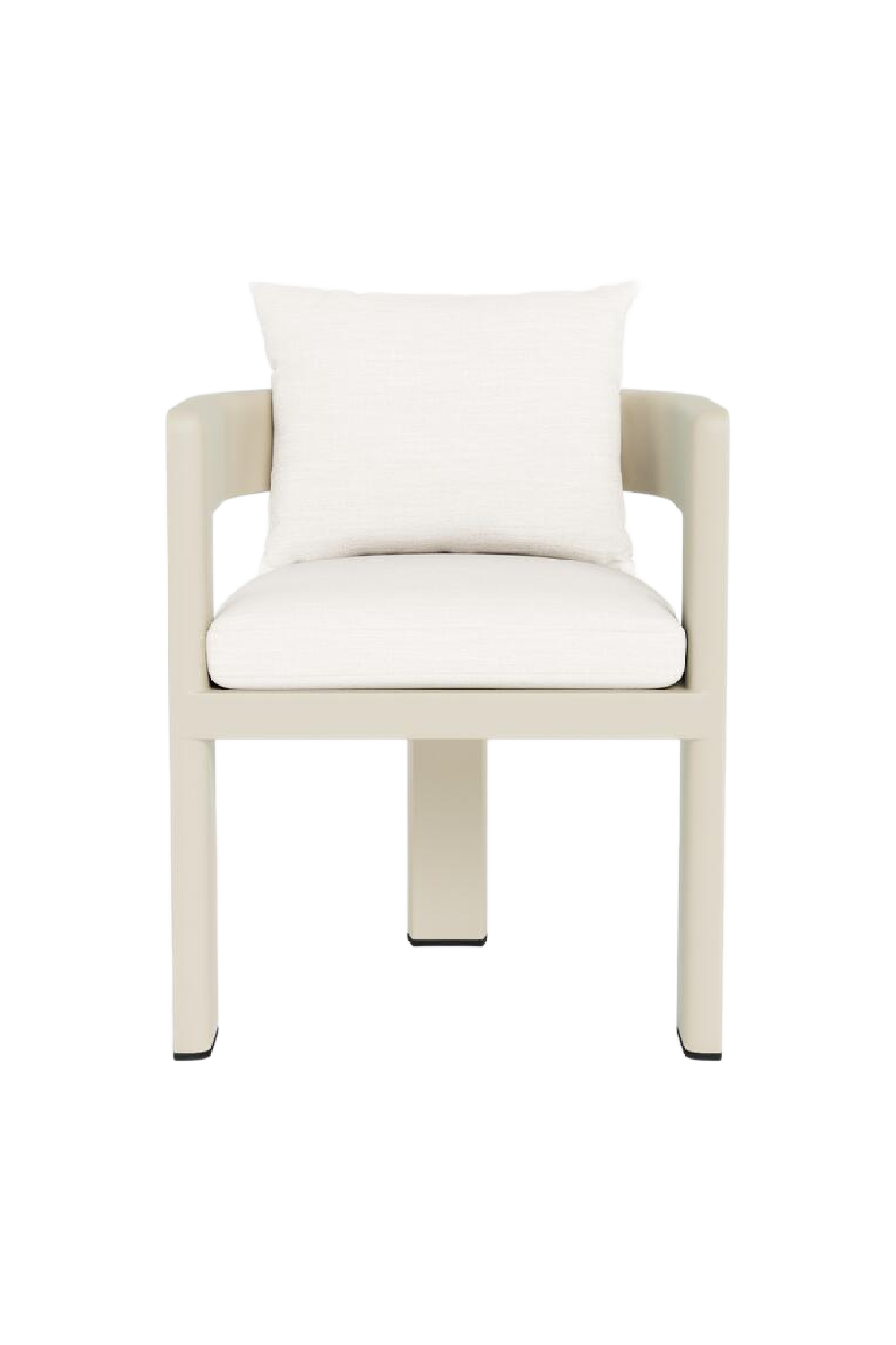 Outdoor Aluminium Dining Armchair | Andrew Martin Caicos | Woodfurniture.com