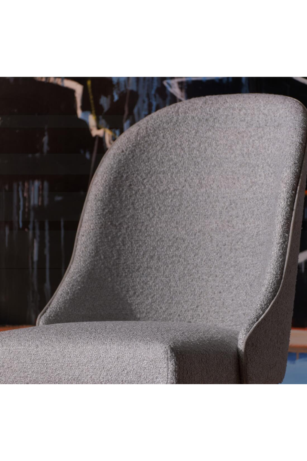 Curved Back Upholstered Dining Chair | Andrew Martin | Oroa.com
