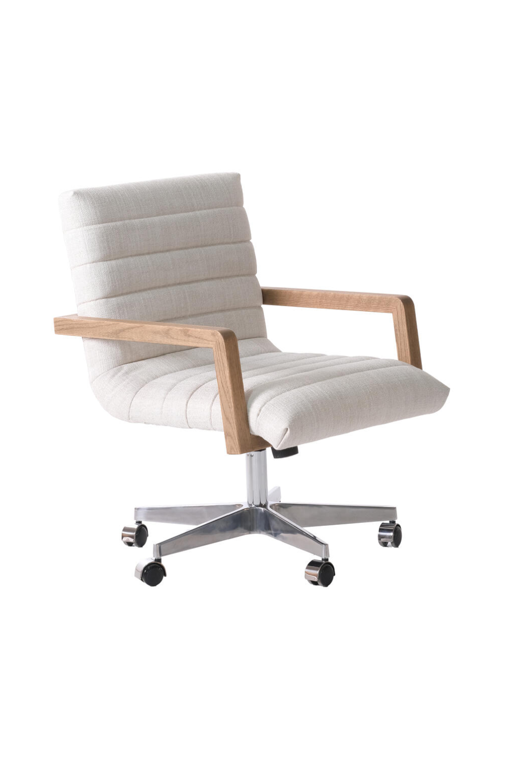 Neutral Weave Swivel Desk Chair | Andrew Martin Collingham | Oroa.com