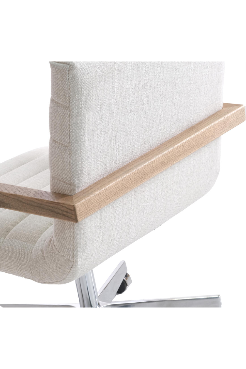 Neutral Weave Swivel Desk Chair | Andrew Martin Collingham | Oroa.com