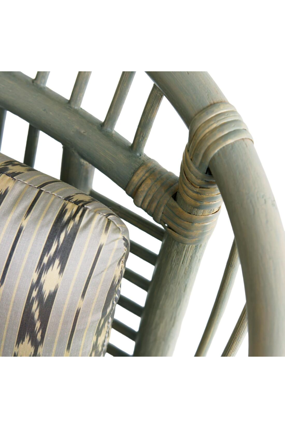 Painted Bamboo Accent Chair | Oroa.com