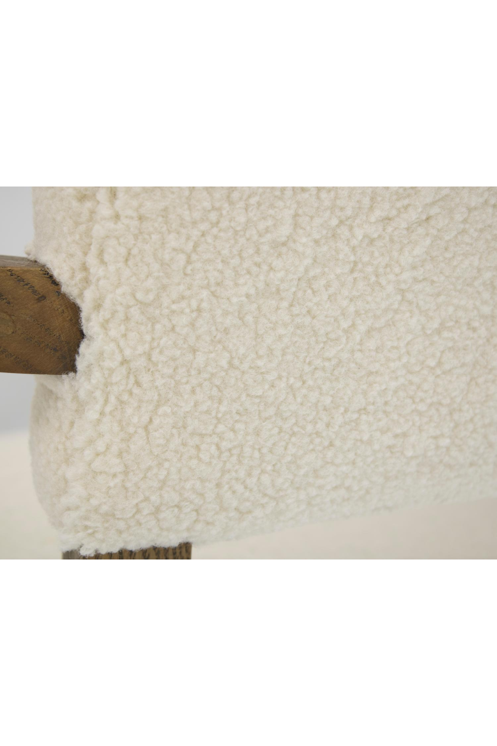 White Chenille Accent Chair | Andrew Martin Gwen | Oroa.com