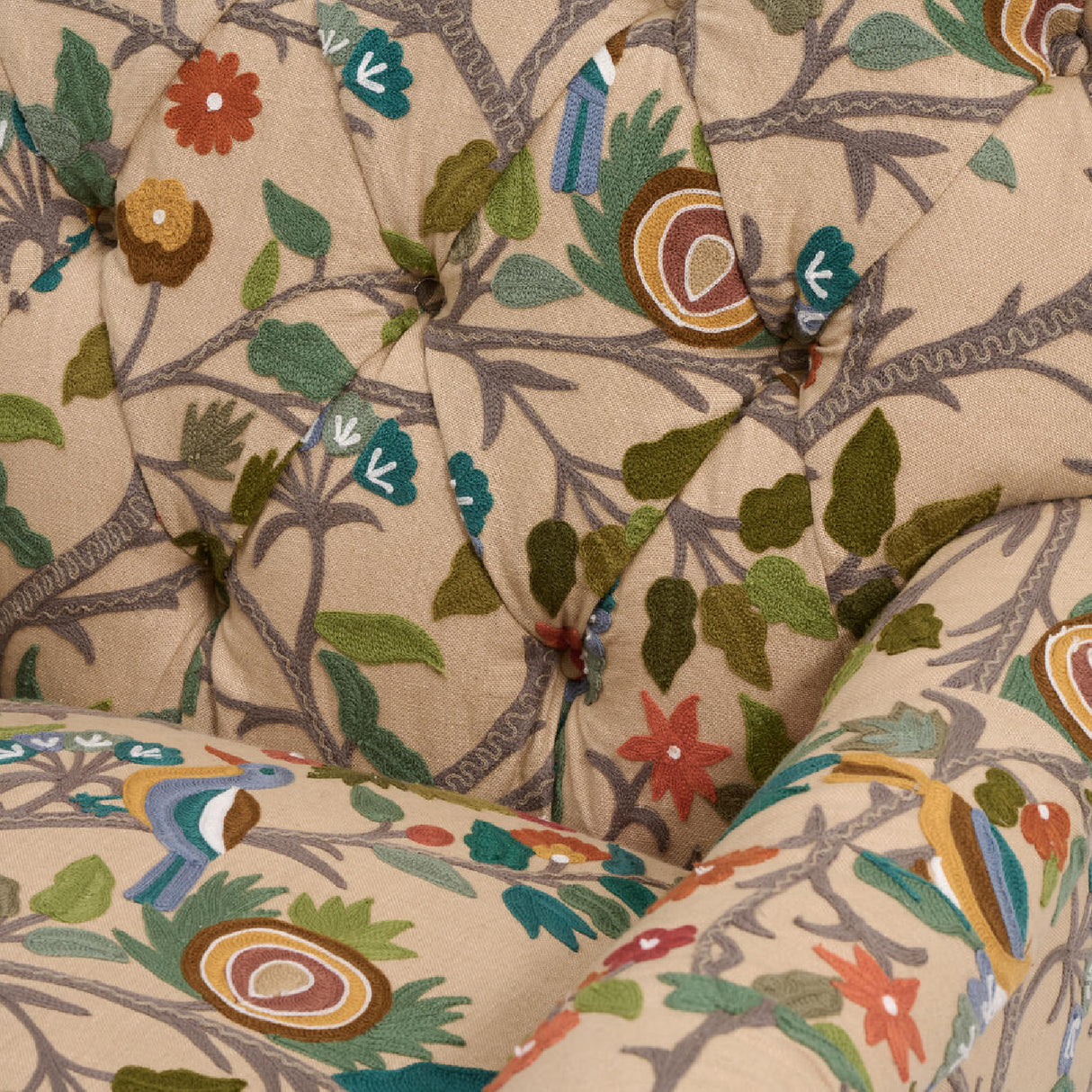 Modern European furniture - Floral Print Lounge Chair - www.oroa.com | Oroa.com