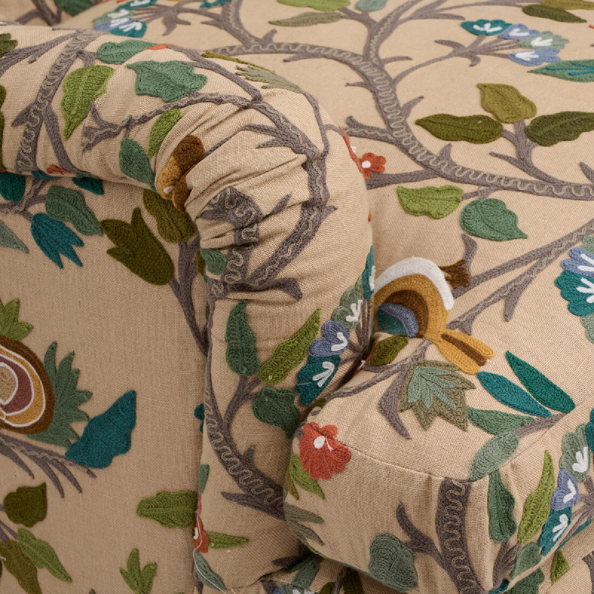 Modern European furniture - Floral Print Lounge Chair - www.oroa.com | Oroa.com