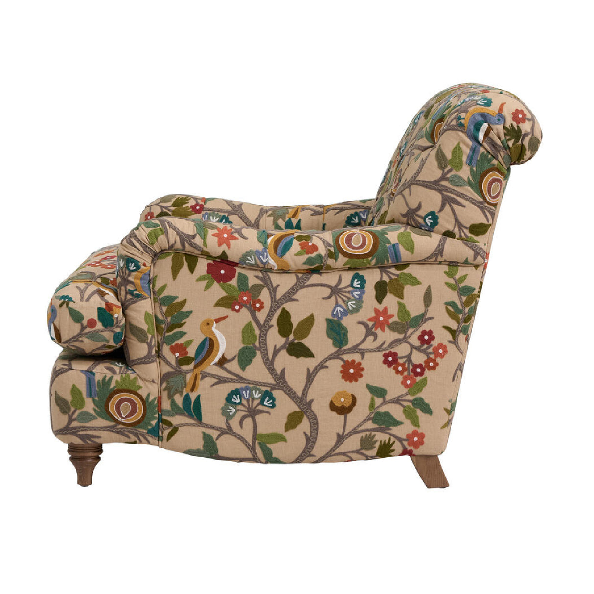 Modern European furniture - Floral Print Lounge Chair - www.oroa.com | Oroa.com