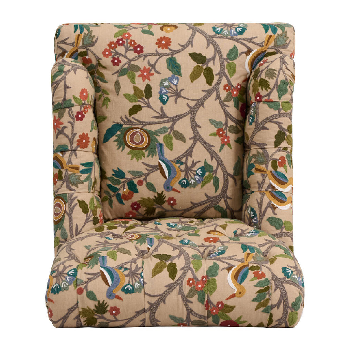 Modern European furniture - Floral Print Lounge Chair - www.oroa.com | Oroa.com