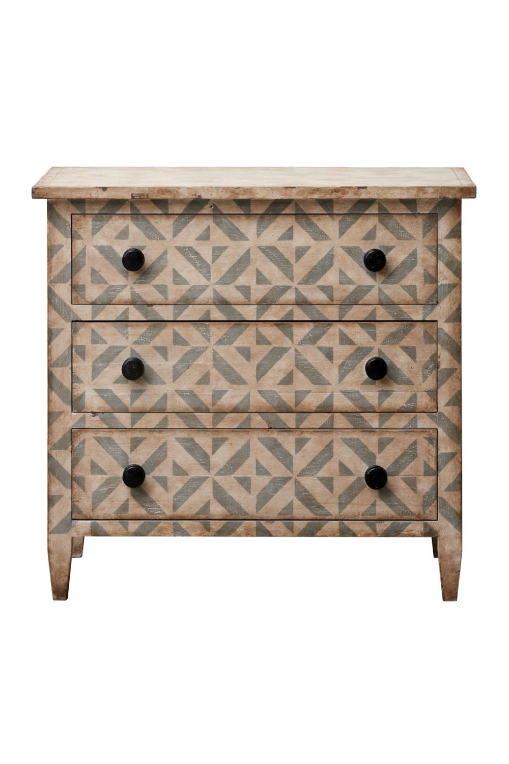 Hand-Painted 3-Drawer Chest | Andrew Martin Sandro | Oroa.com