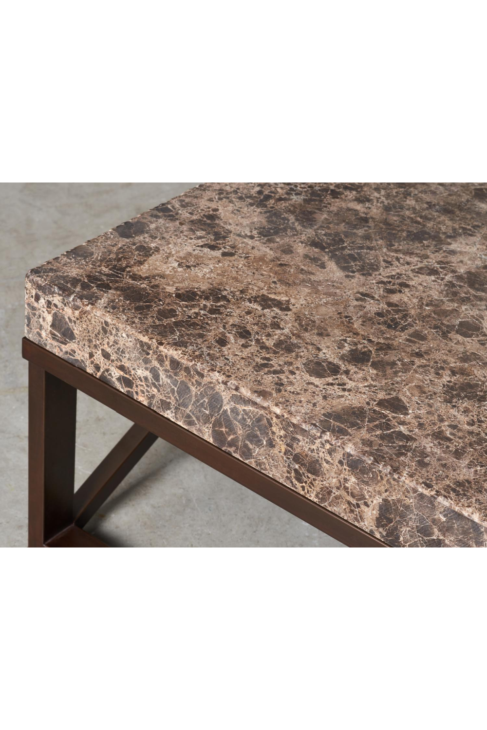 Dark Brown Marble Coffee Table |Andrew Martin Giorgio | Oroa.com