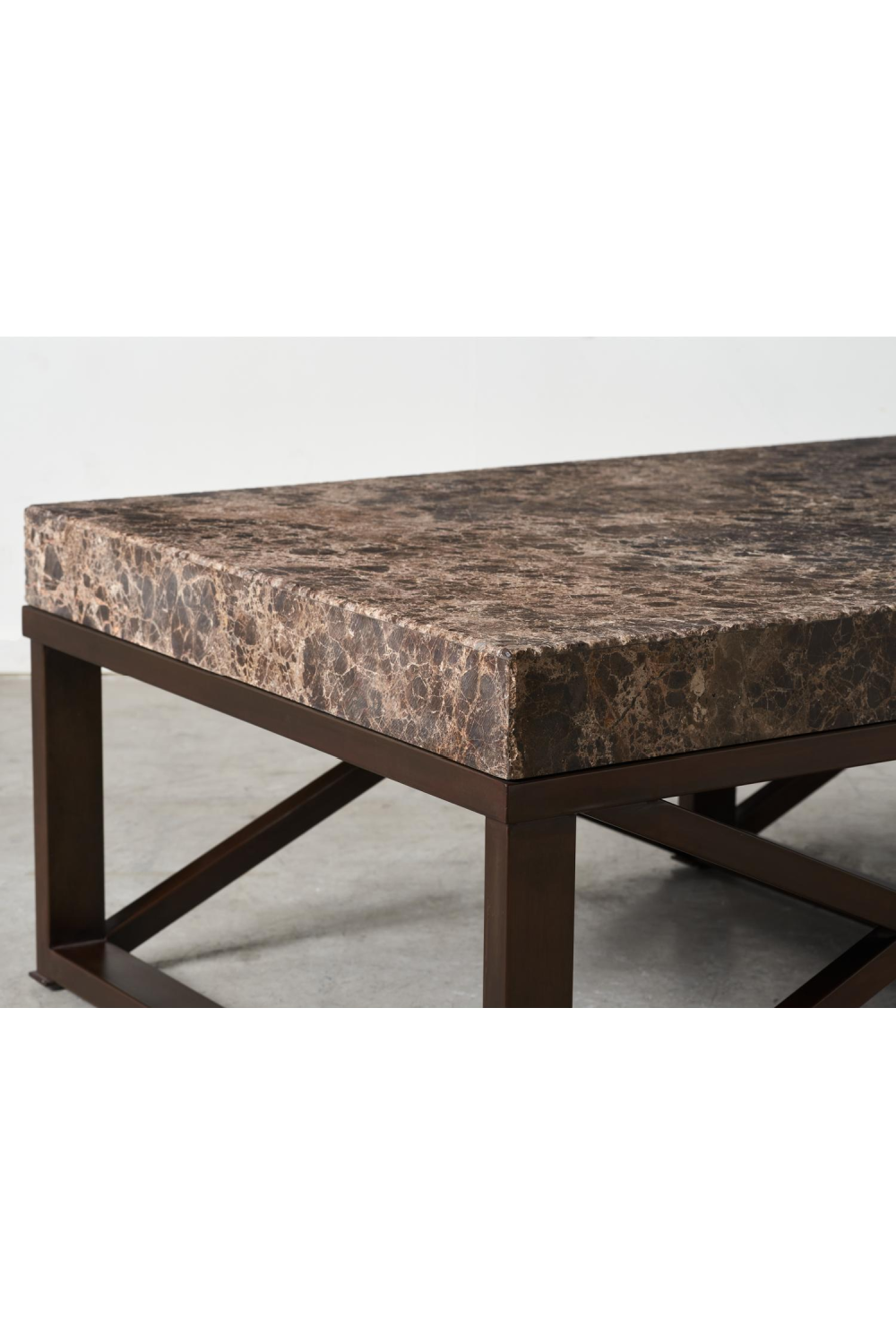 Dark Brown Marble Coffee Table |Andrew Martin Giorgio | Oroa.com