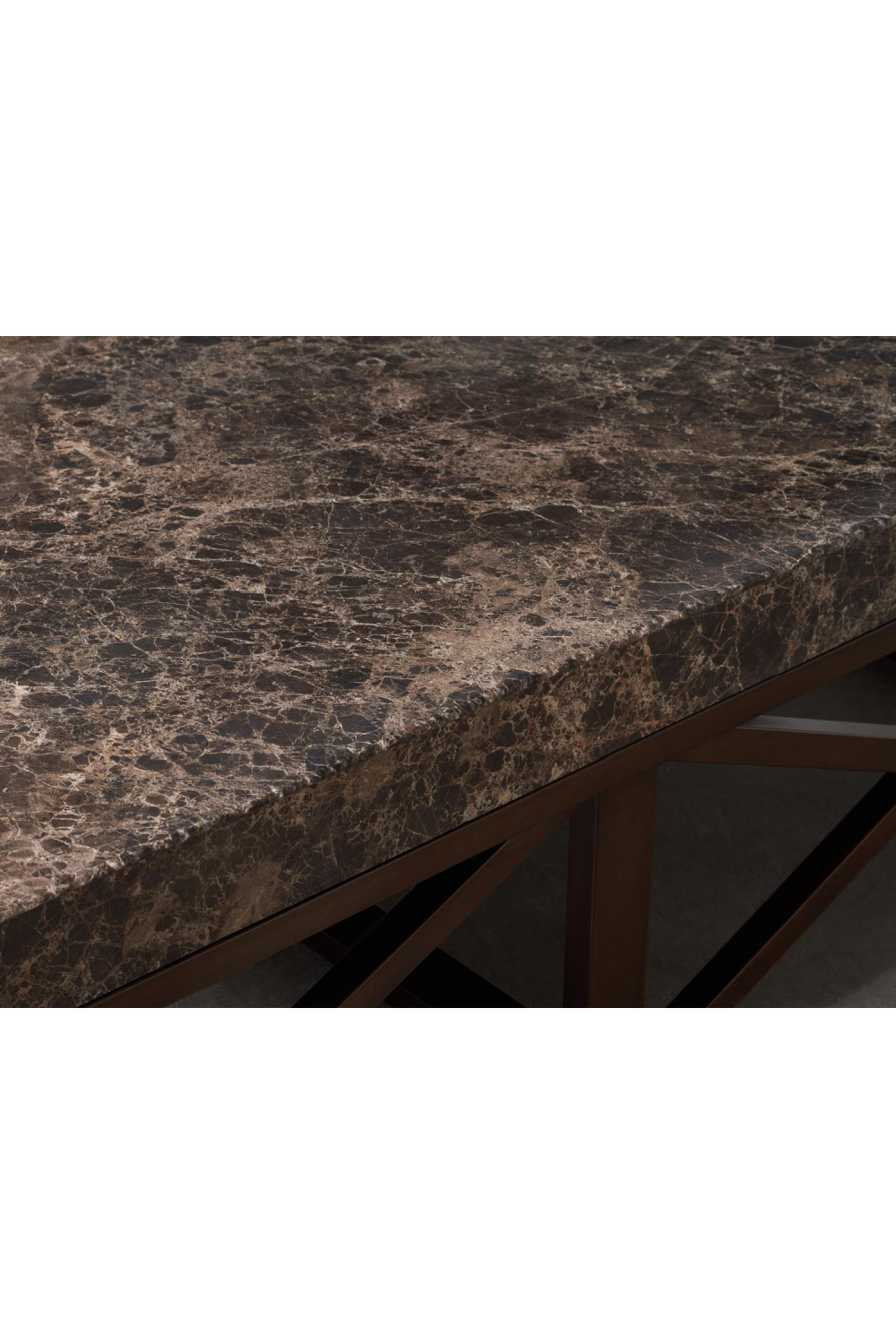 Dark Brown Marble Coffee Table |Andrew Martin Giorgio | Oroa.com