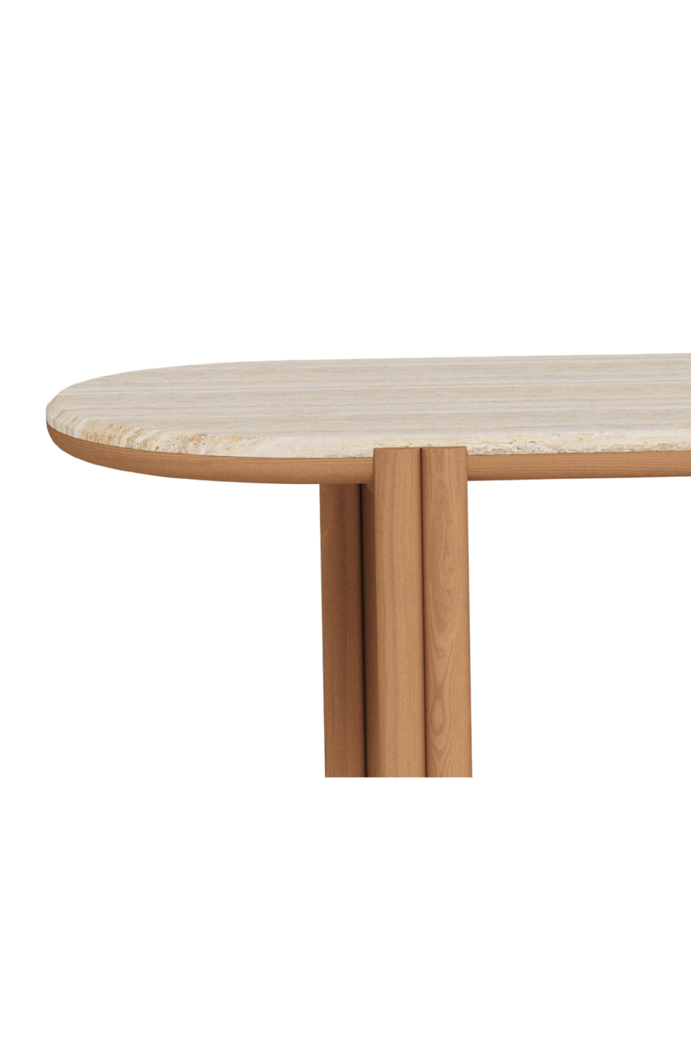 Travertine Outdoor Dining Table | Andrew Martin Cove | Oroa.com