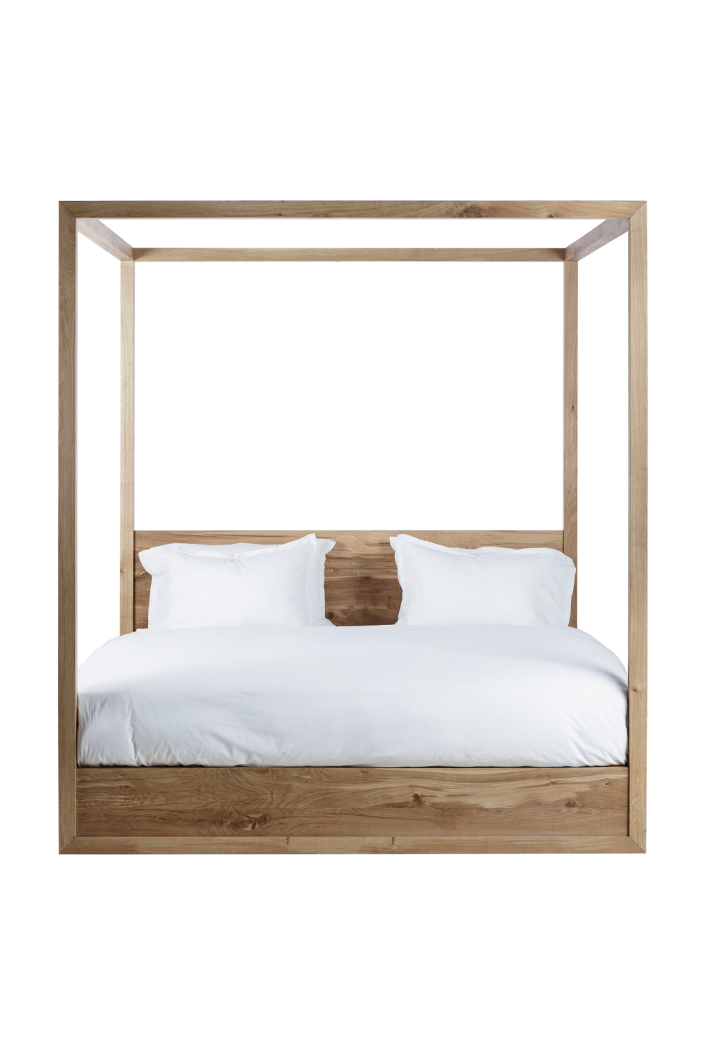 Reclaimed French Oak Poster King Bed | Andrew Martin Otis | Oroa.com