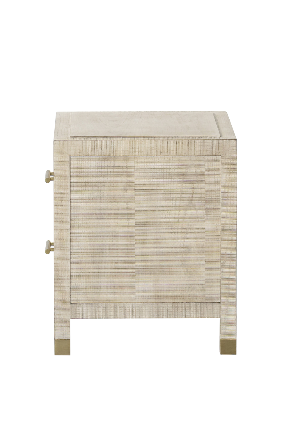 2 Drawer Natural Nightstand | Andrew Martin Raffles | OROA.com