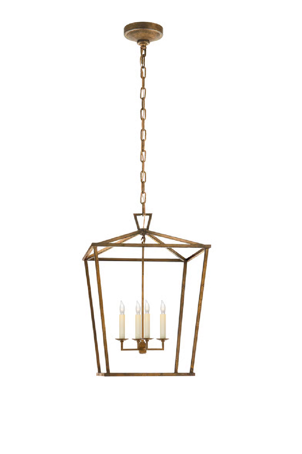Iron Framed Candle Pendant Lamp | Andrew Martin Darlana | Oroa.com