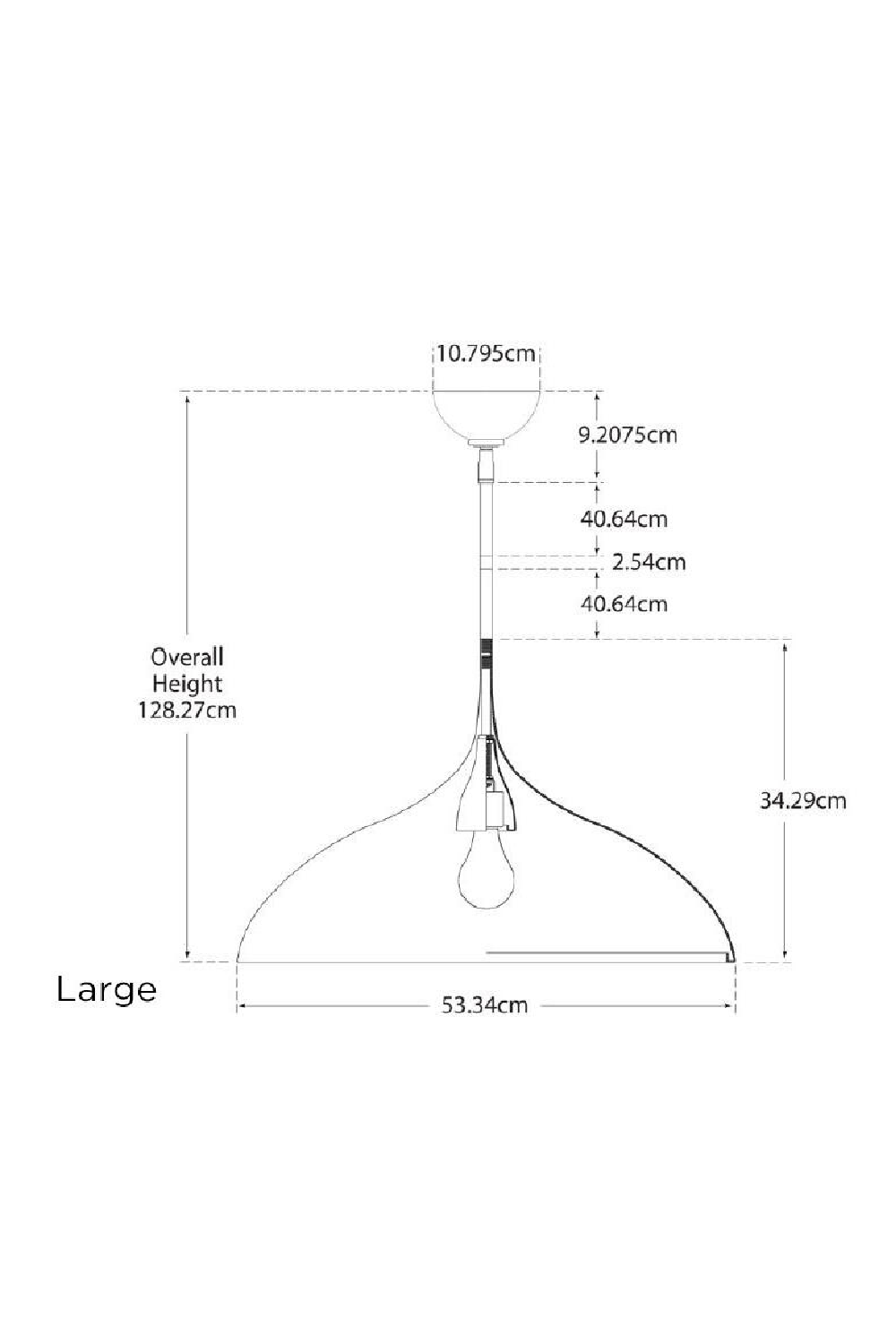 Gold Interior Pendant Lamp | Andrew Martin Agnes | Oroa.com