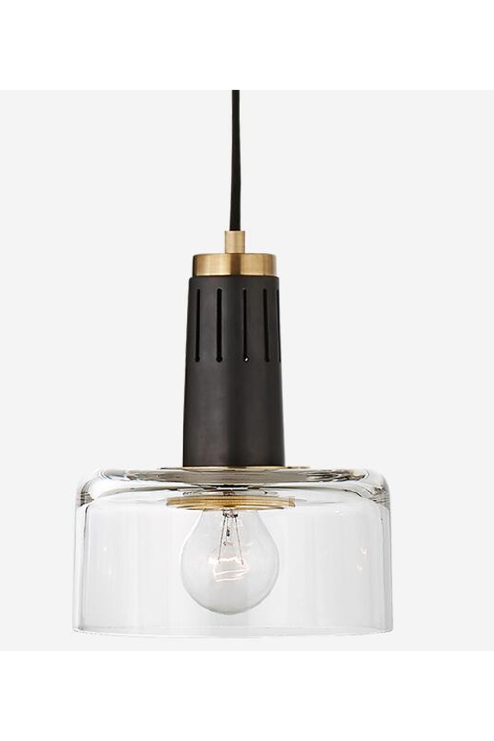 Industrial Style Glass Pendant Lamp | Andrew Martin Iris | Oroa.com