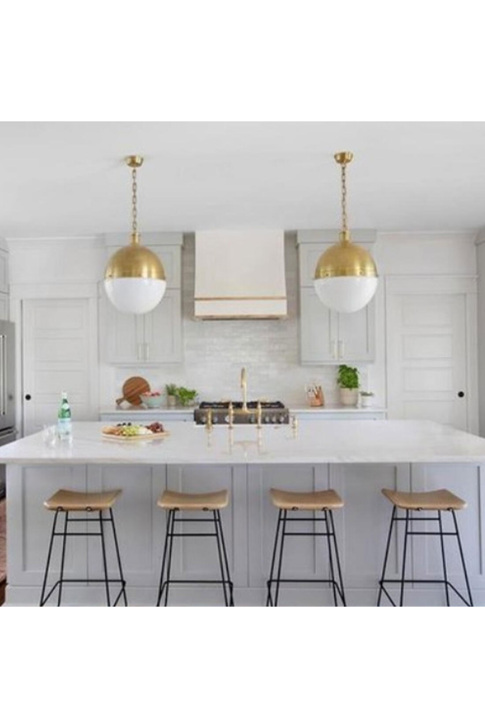 White Glass Ball Pendant Lamp | Andrew Martin Hicks | Oroa.com