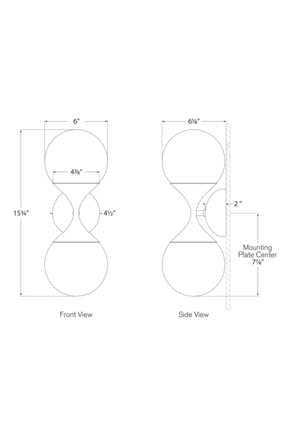 Antique Brass Double Wall Light | Andrew Martin Cristol | Oroa.com