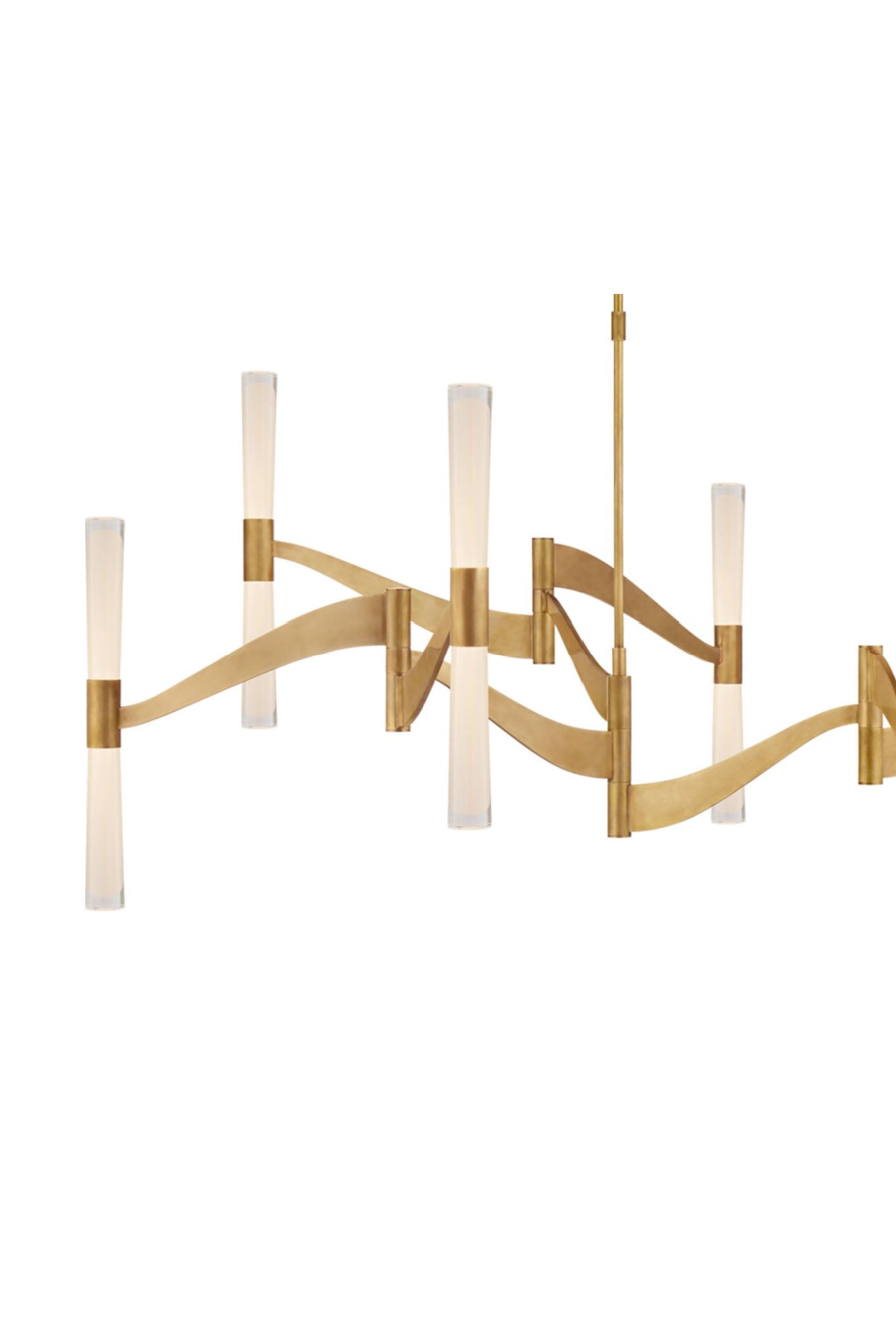 Frosted Glass Tubes Chandelier | Andrew Martin Brenta | Oroa.com