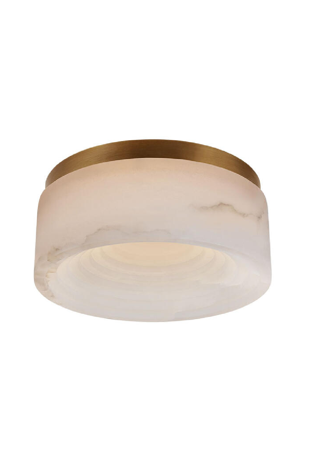 Inverted Round Alabaster Ceiling Lamp | Andrew Martin Otto | Oroa.com