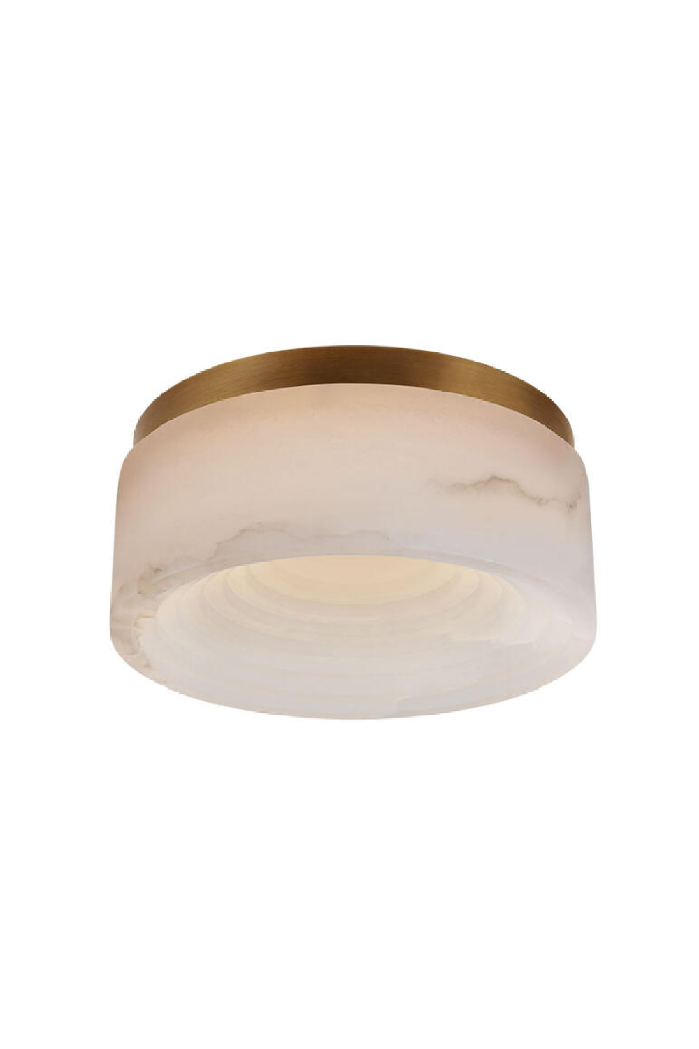 Inverted Round Alabaster Ceiling Lamp | Andrew Martin Otto | Oroa.com
