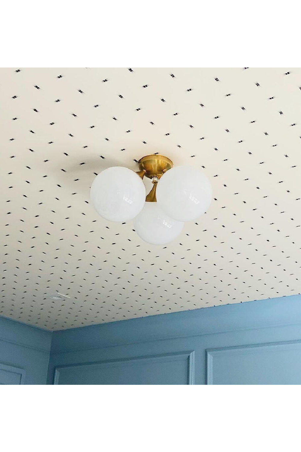 Triple Glass Globes Ceiling Lamp | Andrew Martin Cristol | Oroa.com