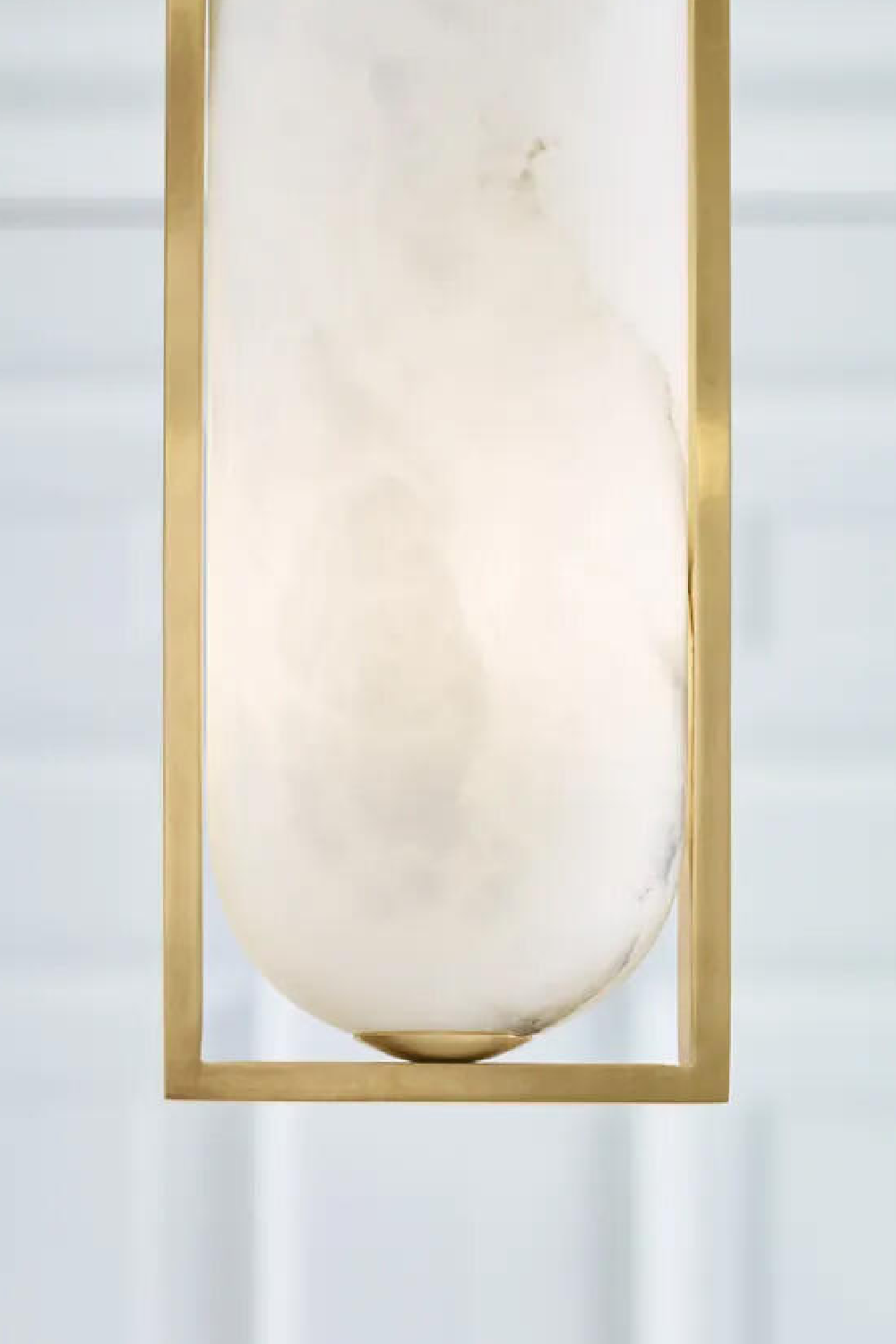 Elongated Alabaster Pendant Lamp | Andrew Martin Melange | Oroa.com