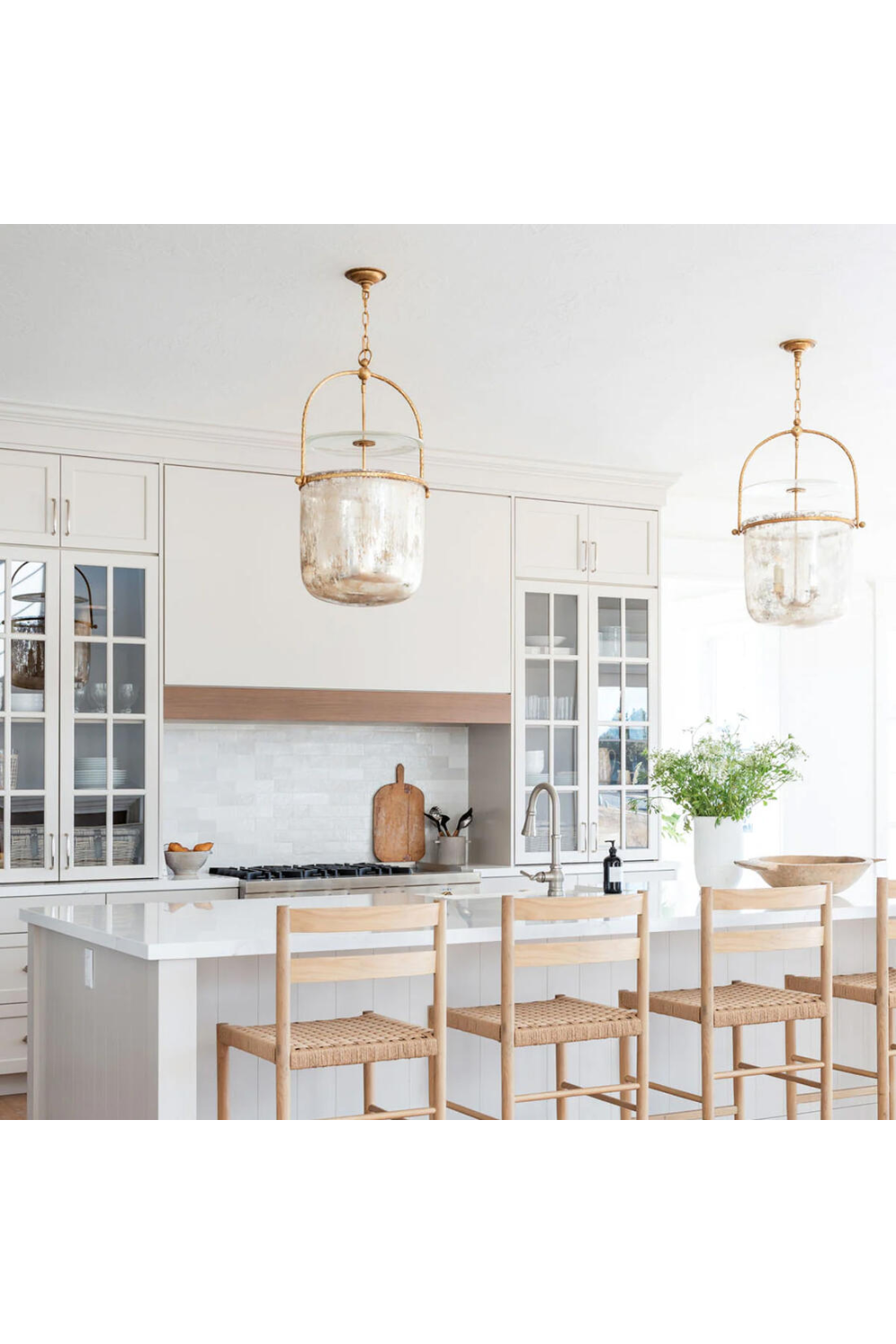 Antiqued Mercury Glass Pendant Lamp | Andrew Martin Lorford | Oroa.com