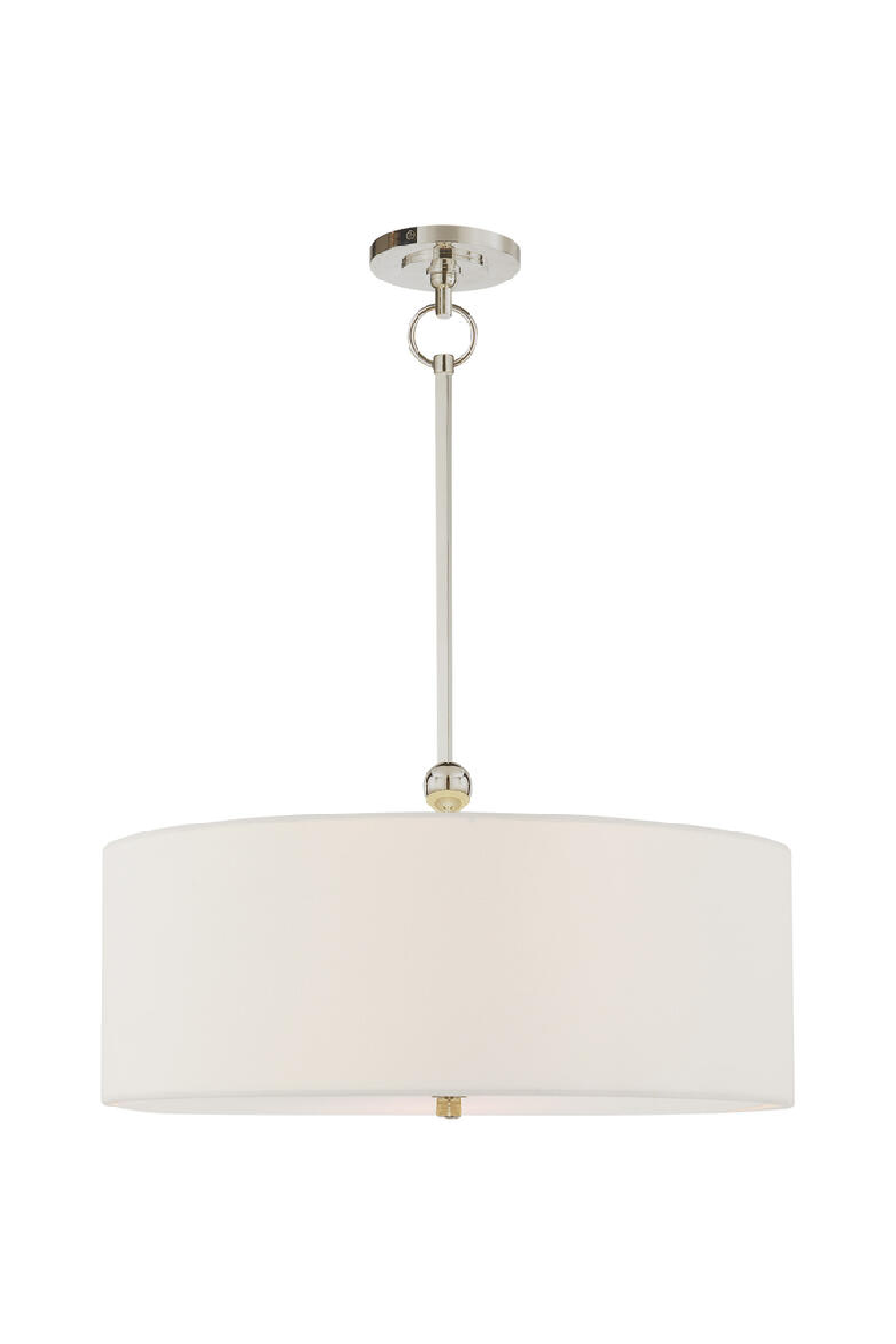 White Linen Shade Ceiling Lamp | Andrew Martin Reed | Oroa.com