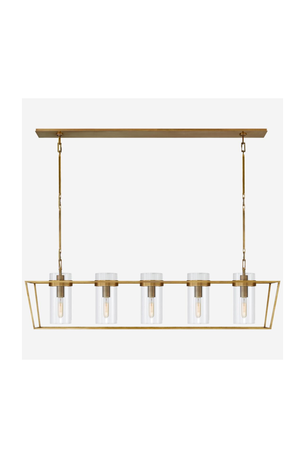 5-Light Linear Pendant Lamp | Andrew Martin Presidio | Oroa.com