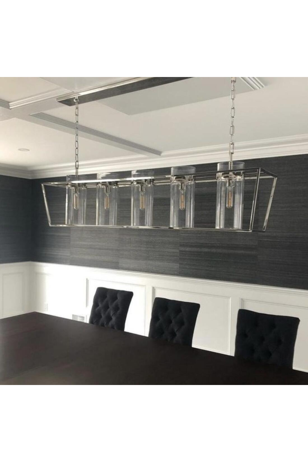 5-Light Linear Pendant Lamp | Andrew Martin Presidio | Oroa.com