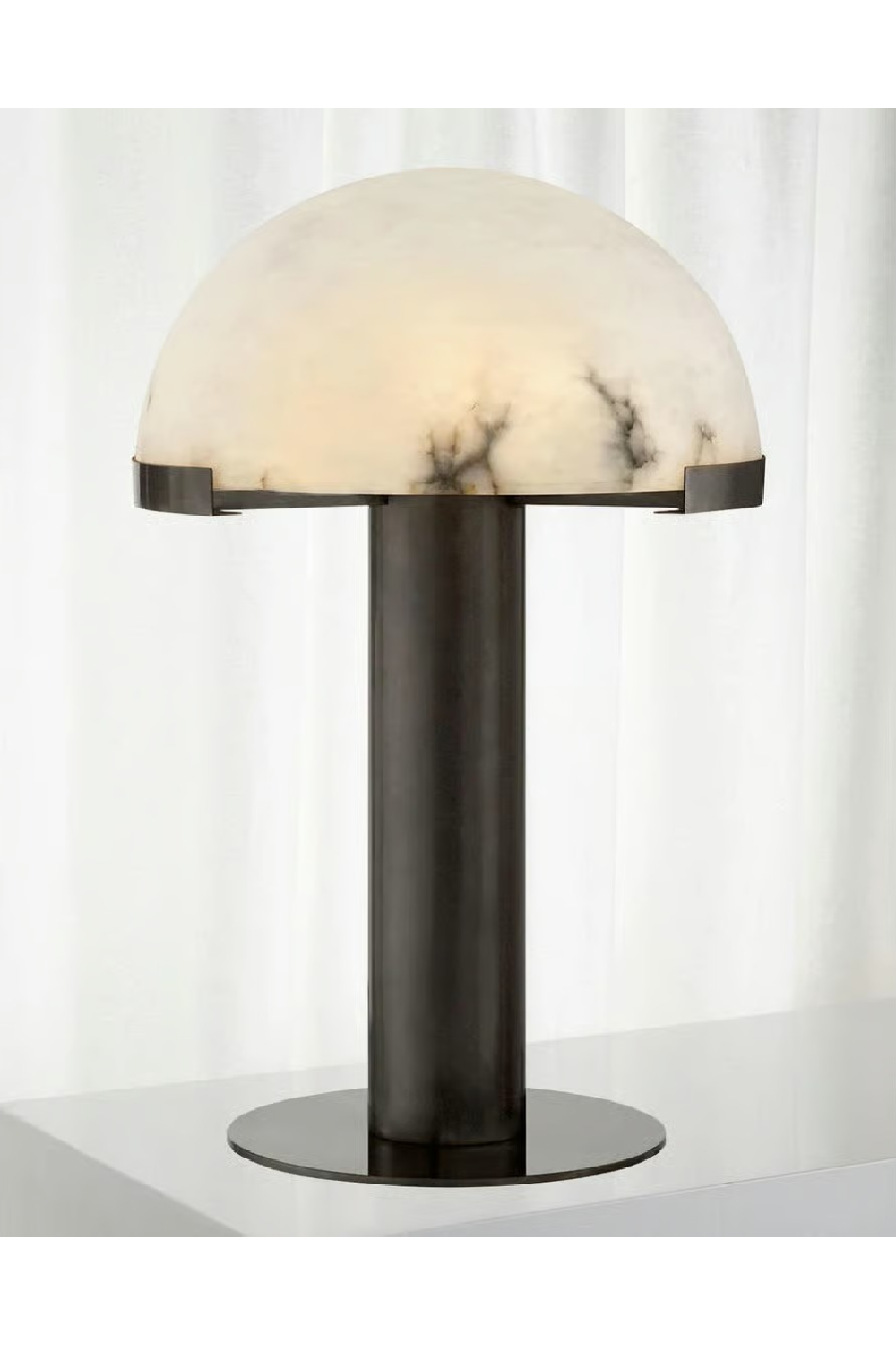 Alabaster Dome Table Lamp | Andrew Martin Melange | Oroa.com