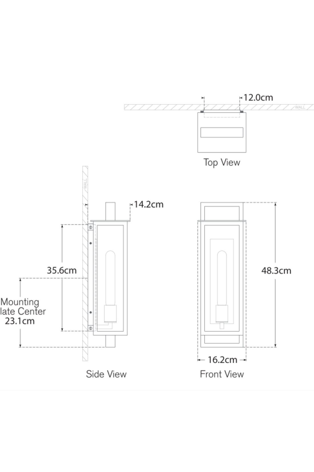 Aged Iron Outdoor Wall Lamp | Andrew Martin Halle | Oroa.com