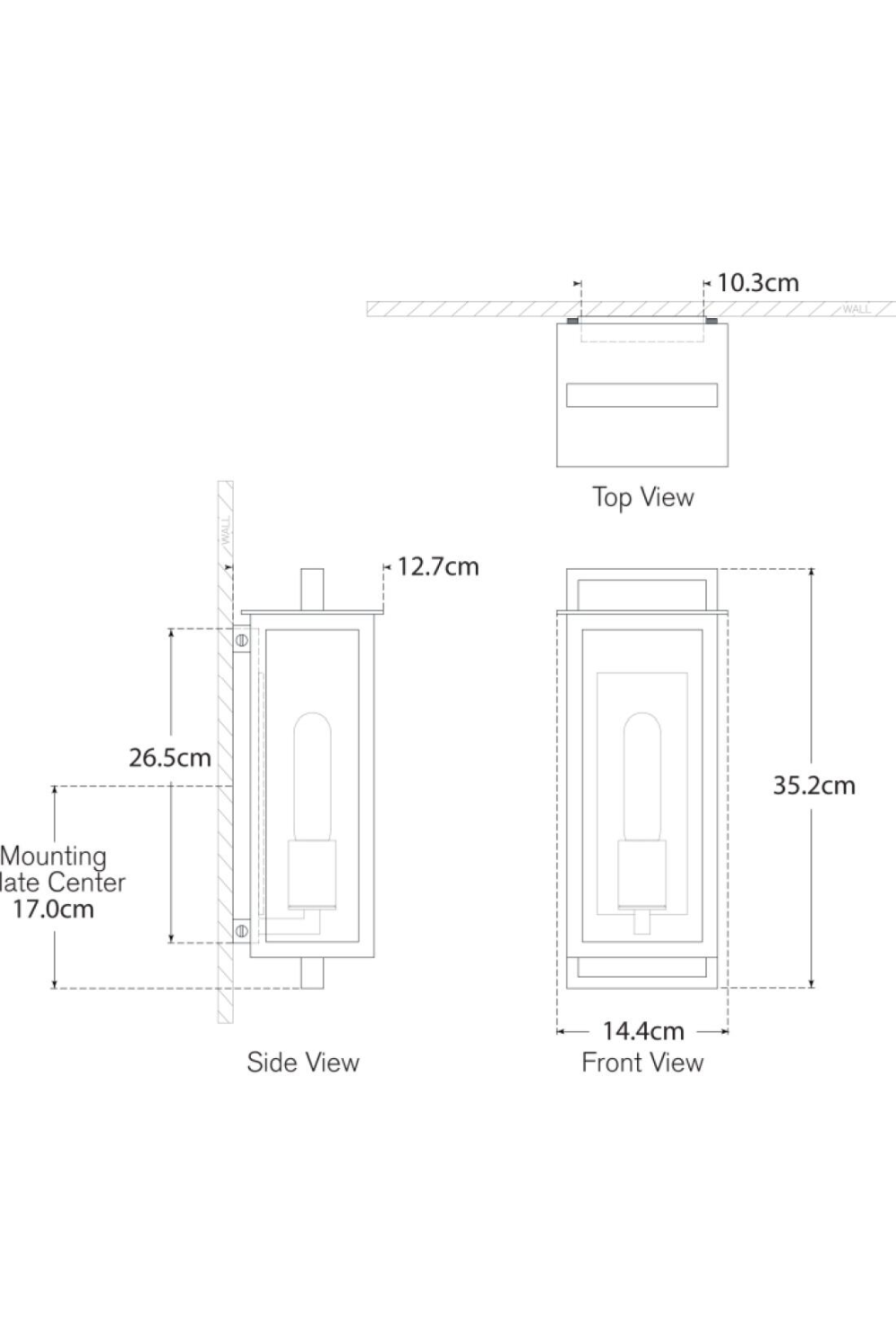 Aged Iron Outdoor Wall Lamp | Andrew Martin Halle | Oroa.com