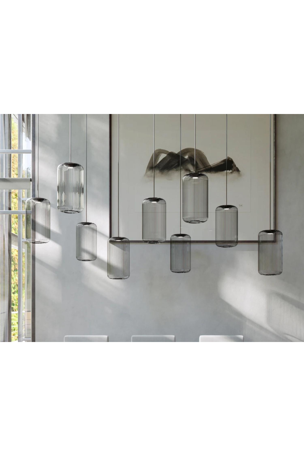 Black Iron Pendant Lamp | Andrew Martin Kai | Oroa.com