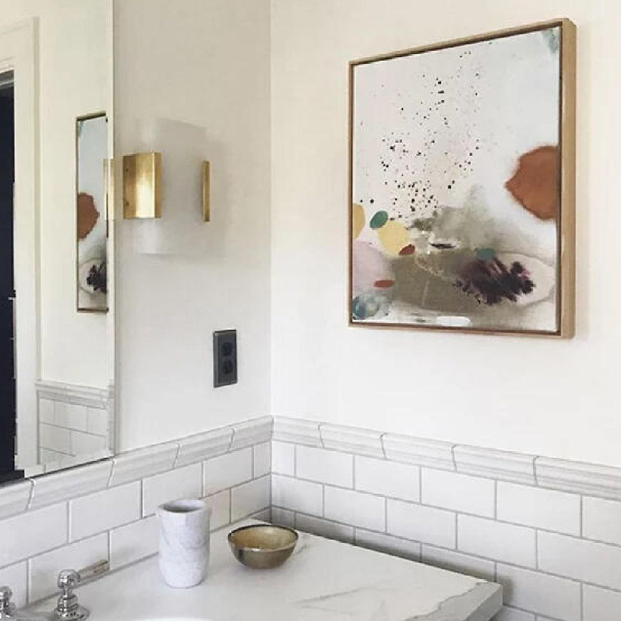 Rectangular Alabaster Wall Lamp | Oroa.com