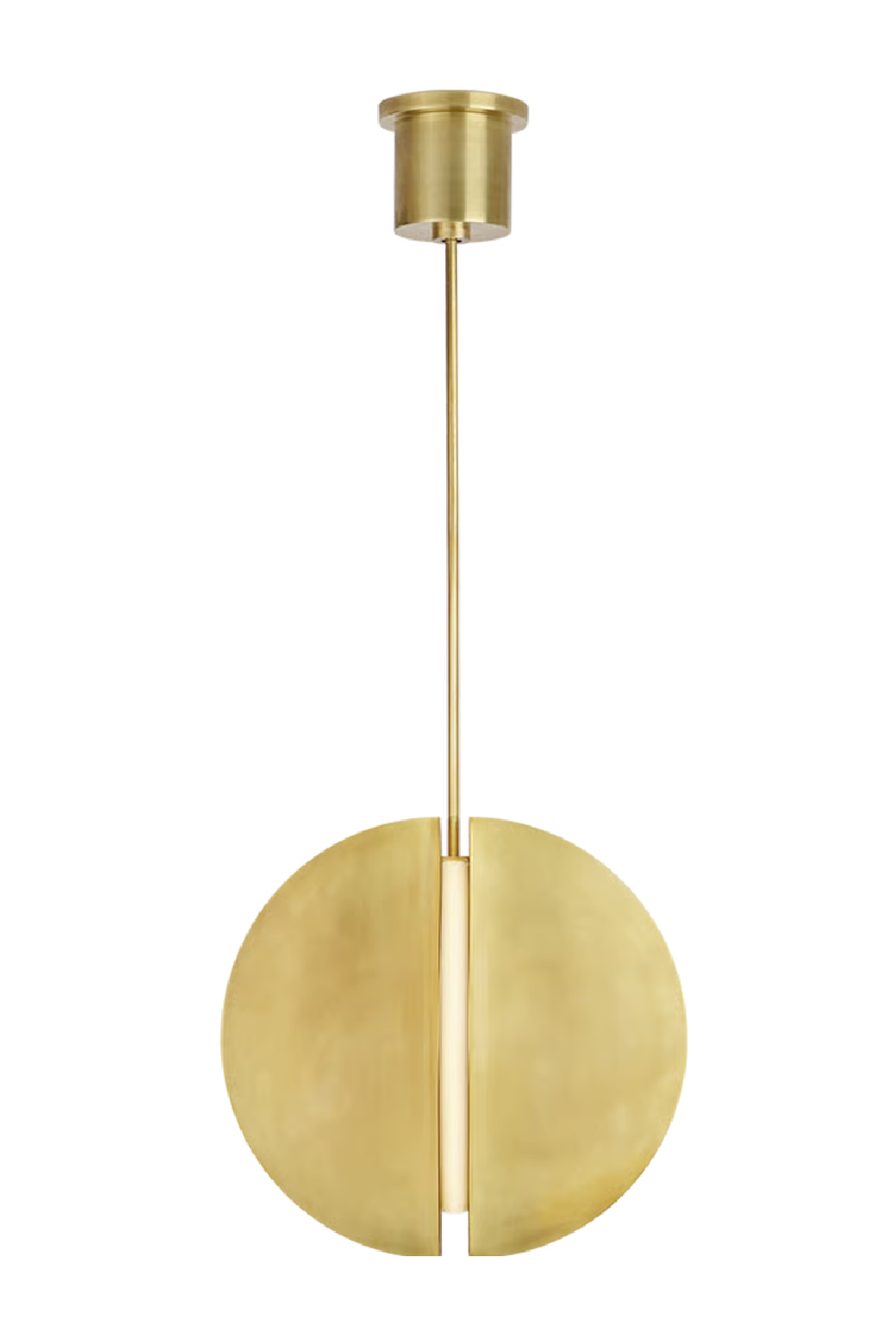 Natural Brass Pendant Lamp | Andrew Martin Bau | Oroa.com
