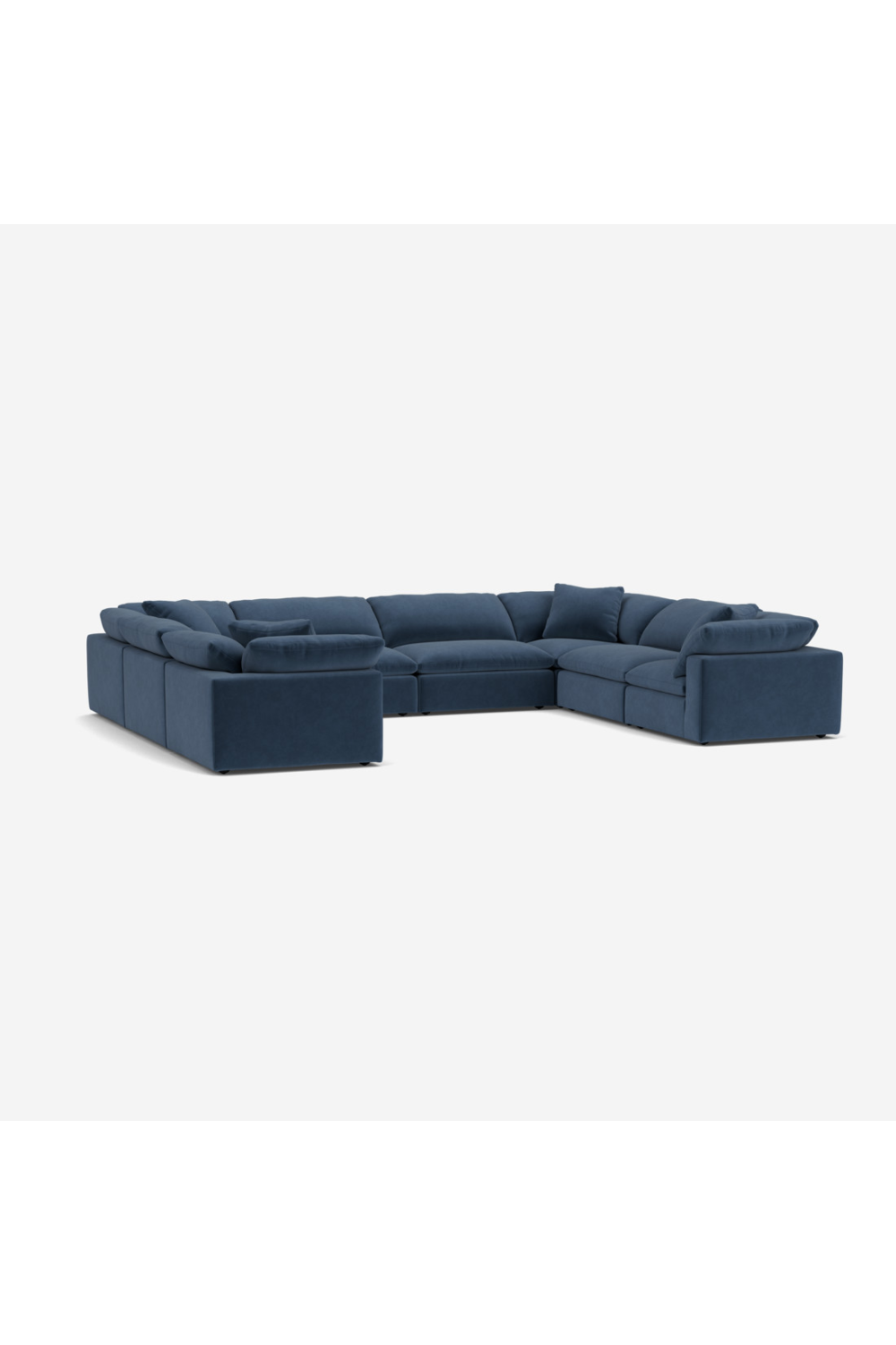 Indigo Fabric Sectional Sofa L | Andrew Martin Truman | Oroatrade.com