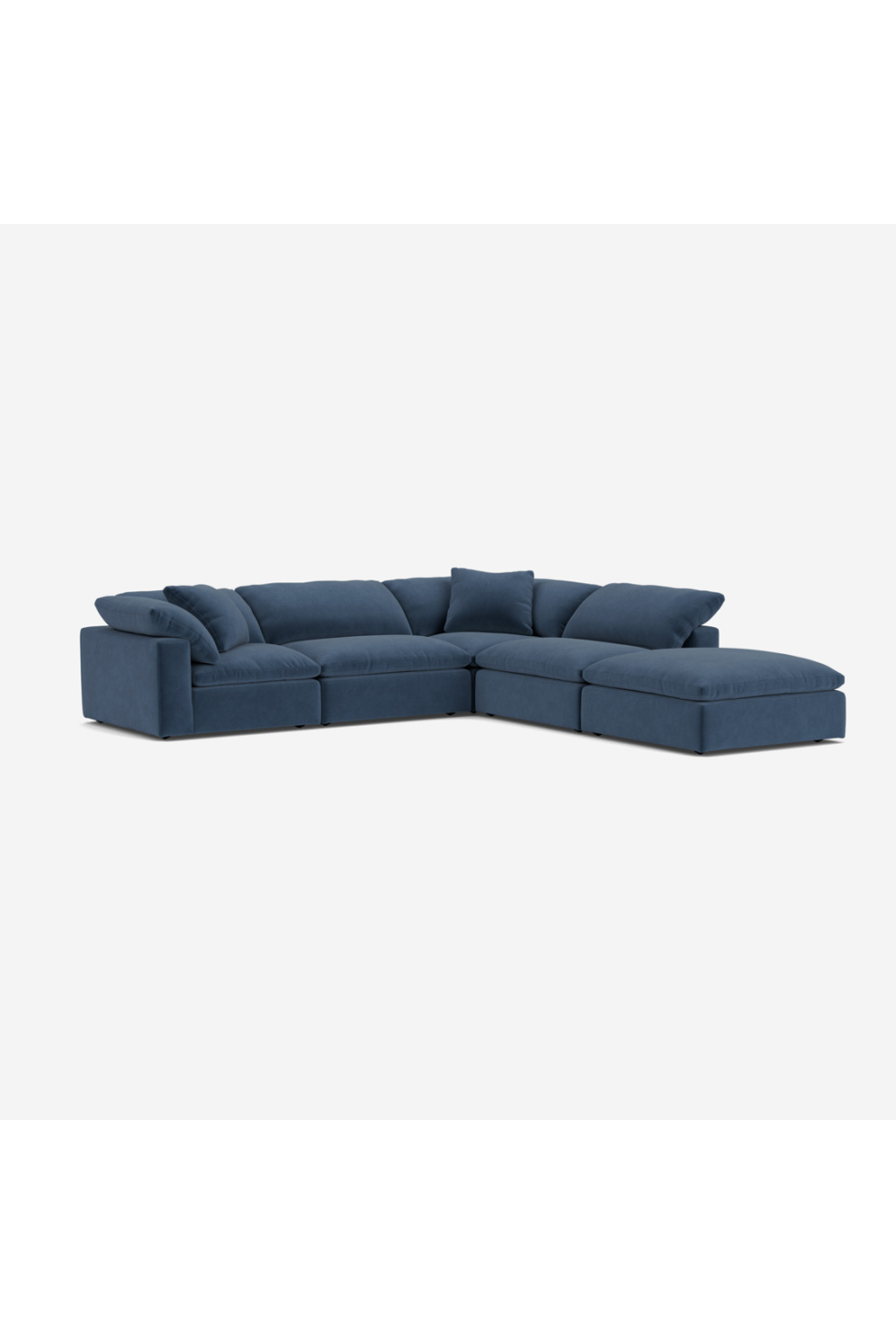 Indigo Fabric Sectional Sofa L | Andrew Martin Truman | Oroatrade.com