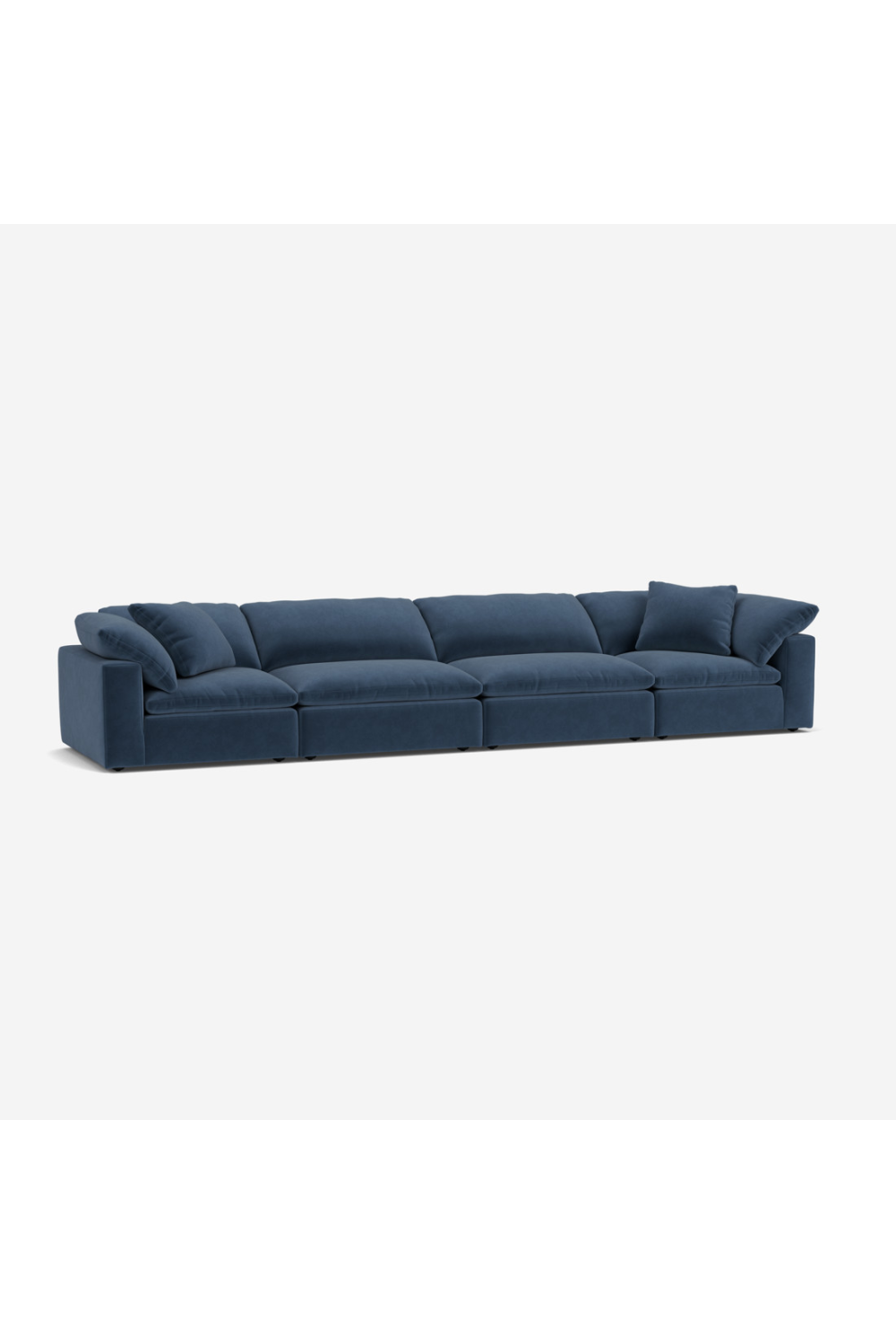 Indigo Fabric Sectional Sofa L | Andrew Martin Truman | Oroatrade.com