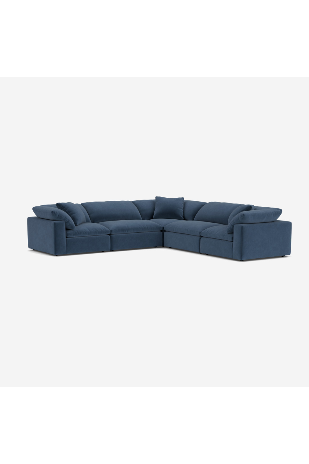 Indigo Fabric Sectional Sofa L | Andrew Martin Truman | Oroatrade.com