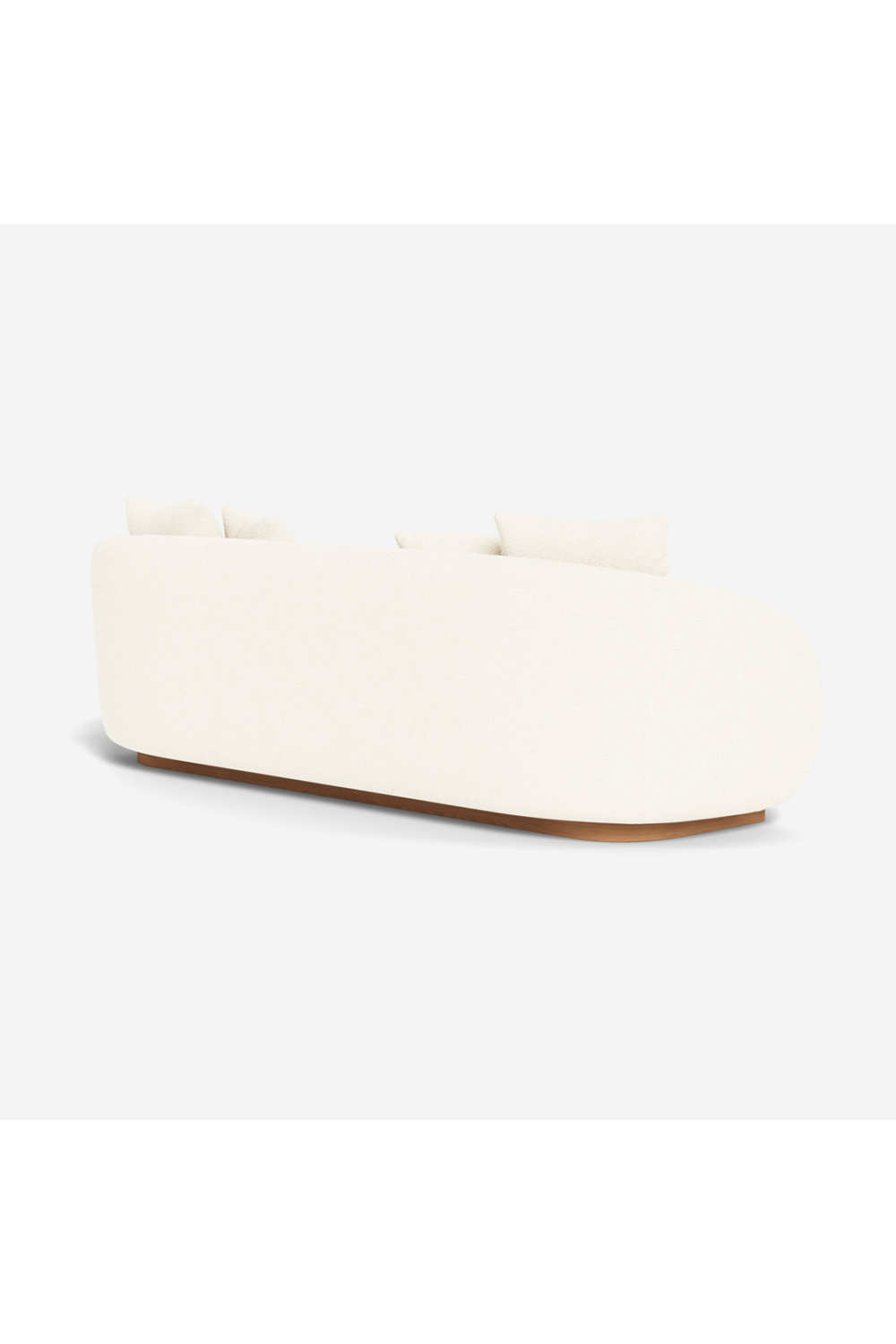Ivory Outdoor 3-Seater Sofa | Andrew Martin Como | Oroa.com