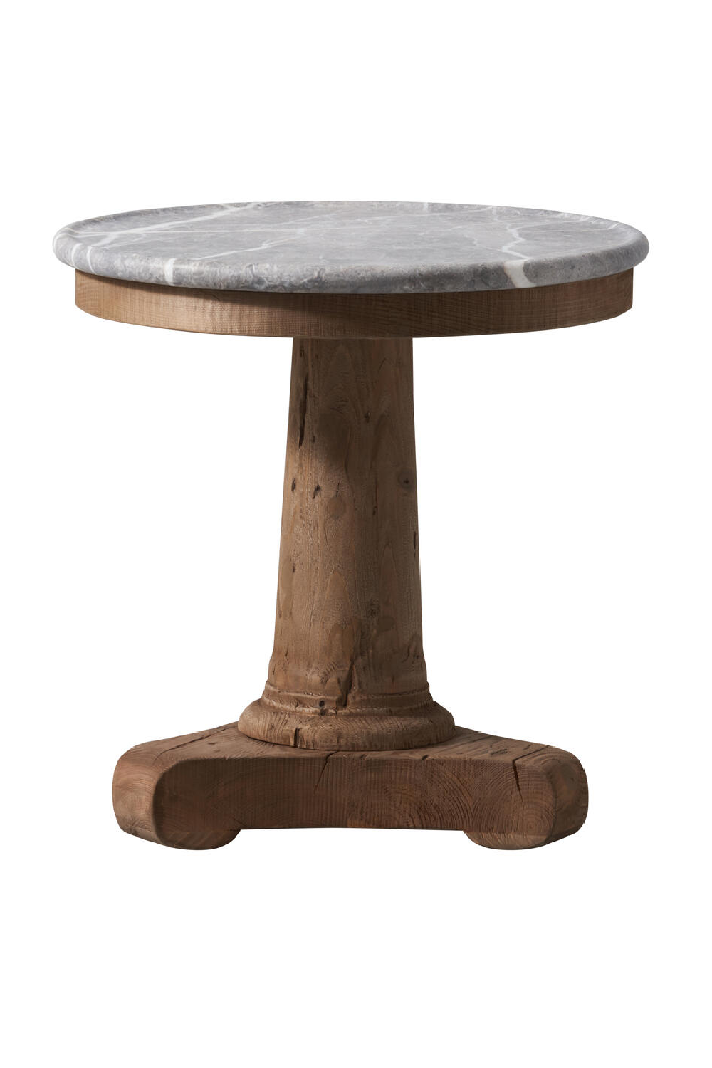 Vintage Pine Pedestal Side Table | Andrew Martin Michaelangelo | Oroa.com